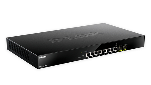 D-Link DMS-1100-10TP L2 Managed Switch, 8x RJ-45, Backplane: 80 Gbit/s, PoE D-Link DMS-1100-10TP L2 Managed Switch, 8x RJ-45, Backplane: 80 Gbit/s, PoE