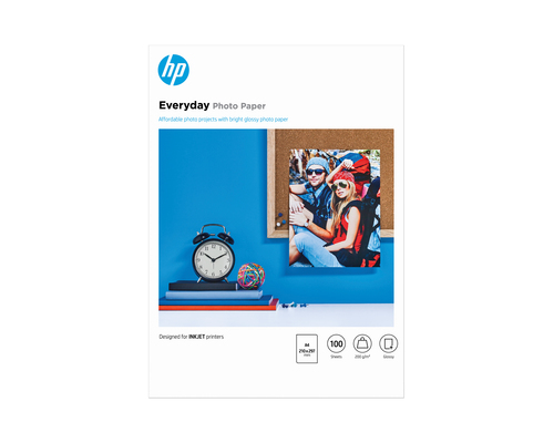 HP Everyday Glossy Photo Paper-100 sht/A4/210 x 297 mm HP Everyday Glossy Photo Paper-100 sht/A4/210 x 297 mm