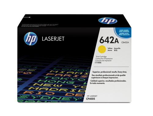 HP 642A Yellow Original LaserJet Toner Cartridge, original, gelb, Toner HP 642A Yellow Original LaserJet Toner Cartridge, original, gelb, Toner