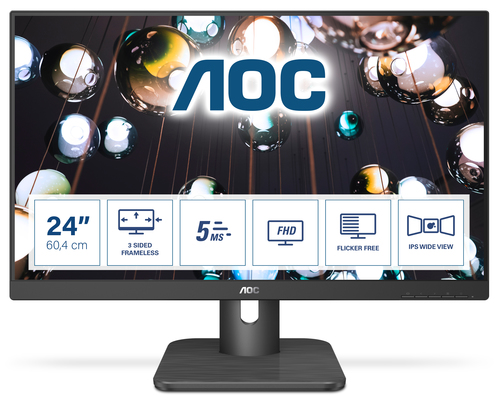 23.8 Zoll AOC 24E1Q, 60,5cm TFT, 60 Hz, Full HD, 5ms, 1x HDMI, 1x DP 23.8 Zoll AOC 24E1Q, 60,5cm TFT, 60 Hz, Full HD, 5ms, 1x HDMI, 1x DP