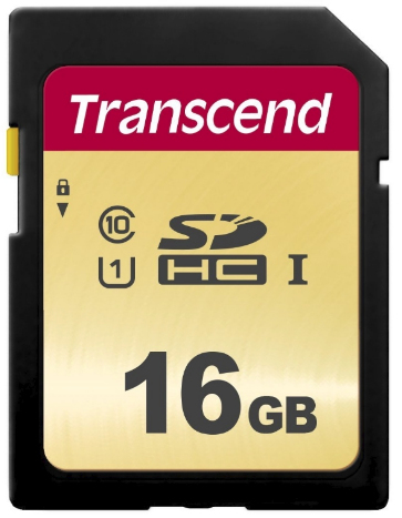 TRANSCEND 16GB UHS-I U1 SD Card MLC TRANSCEND 16GB UHS-I U1 SD Card MLC