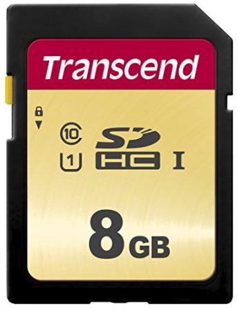 TRANSCEND 8GB UHS-I U1 SD Card MLC TRANSCEND 8GB UHS-I U1 SD Card MLC