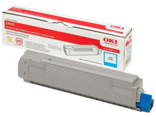 OKI 43487711&comma; original&comma; cyan&comma; LED-Druck