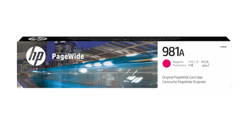 HP 981A Magenta Original PageWide Cartridge, magenta, Tinte HP 981A Magenta Original PageWide Cartridge, magenta, Tinte