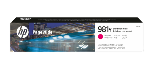 HP 981Y Extra High Yield Magenta Original PageWide Cartridge, magenta, Tinte HP 981Y Extra High Yield Magenta Original PageWide Cartridge, magenta, Tinte