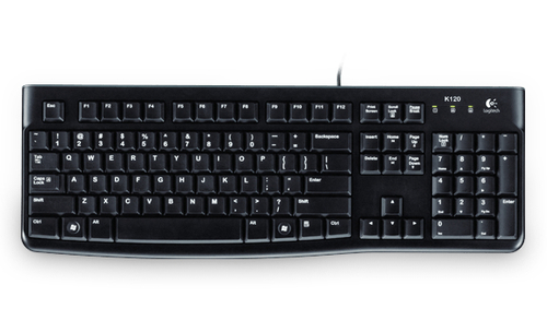 Logitech K120 for Business schwarz Tastatur, Layout: Italienisch Logitech K120 for Business schwarz Tastatur, Layout: Italienisch