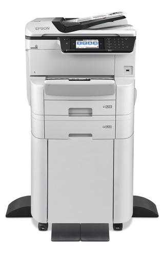 Epson WF-C8690DTWFC&comma; Tintenstrahl&comma; bis A3&comma; 4800 x 1200 DPI&comma; 24 Seiten pro Minute&comma; WLAN&comma; wei&szlig;