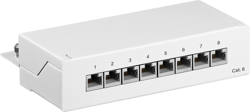 CAT 6 Mini/Desktop Patch Panel, 8 Port, CAT 6 Mini/Desktop Patch Panel, 8 Port,