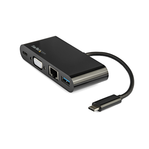 StarTech&period;com DKT30CVAGPD&comma; USB 3&period;2 Gen 1 &lpar;3&period;1 Gen 1&rpar; Type-C&comma; schwarz&comma; USB Power Delivery&comma; Kunststoff Geh&auml;use