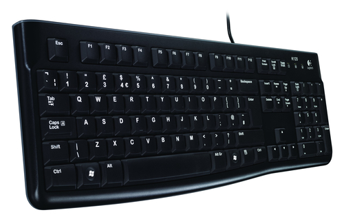 Logitech K120 schwarz Tastatur, Layout: Schweiz Logitech K120 schwarz Tastatur, Layout: Schweiz