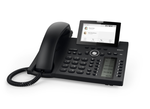 Snom D385 IP-Telefon Schwarz, Blau
