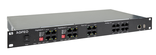 AGFEO ES 548 IT IP-Kommunikationsserver 1U Schwarz AGFEO ES 548 IT IP-Kommunikationsserver 1U Schwarz