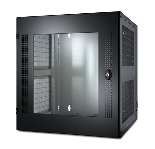 APC NetShelter WX Wall-Mount Enclosure 13U Glass Door Black APC NetShelter WX Wall-Mount Enclosure 13U Glass Door Black