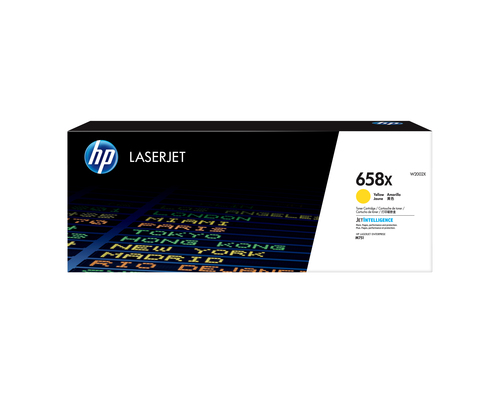 HP 658X High Yield Yellow Original LaserJet Toner Cartridge&comma; original&comma; gelb&comma; Toner