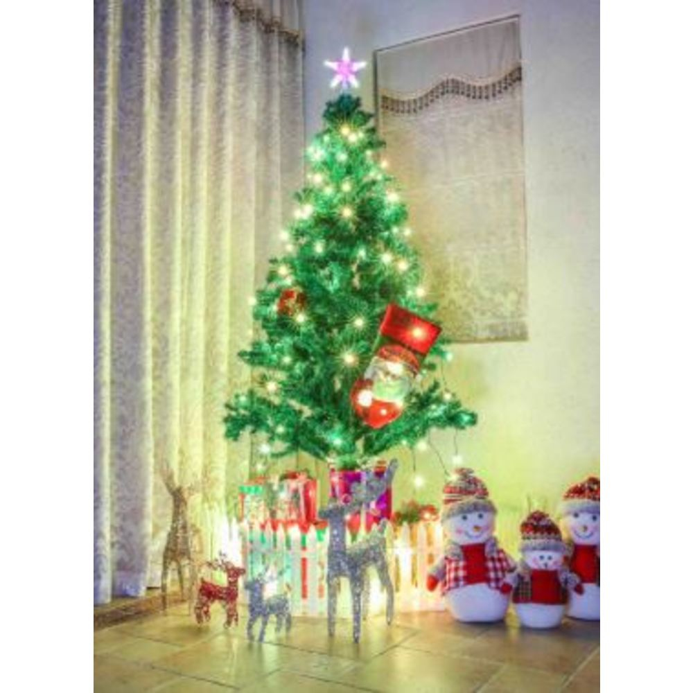 Synergy 21 RGB-LED Weihnachts-Lichterkette WLAN Steuerung per APP&comma; geeignet f&uuml;r B&auml;ume bis ca 220cm