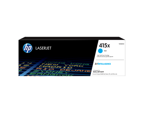 HP 415X High Yield Cyan Original LaserJet Toner Cartridge, original, cyan, Toner HP 415X High Yield Cyan Original LaserJet Toner Cartridge, original, cyan, Toner