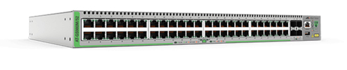 Allied Telesis AT-GS980M/52-50 Managed Switch, 48x RJ-45, Backplane: 104 Gbit/s Allied Telesis AT-GS980M/52-50 Managed Switch, 48x RJ-45, Backplane: 104 Gbit/s