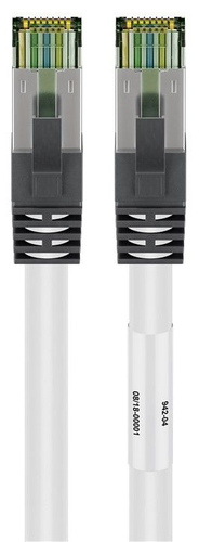 2m Patchkabel Cat8&period;1&comma; S&sol;FTP&comma; wei&szlig;&comma; Kupfer&comma; Goobay