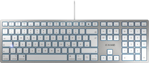 CHERRY KC 6000 SLIM FOR MAC silber Tastatur, Layout: US Englisch CHERRY KC 6000 SLIM FOR MAC silber Tastatur, Layout: US Englisch