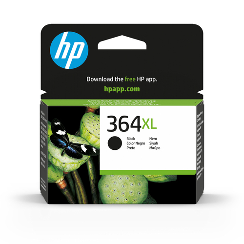 HP 364XL Schwarz Original Druckerpatrone mit hoher Reichweite