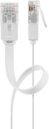 1,5m Patchkabel Cat5e, U/UTP, weiß, Kupferverkleidetes Aluminium (CCA), Goobay 1,5m Patchkabel Cat5e, U/UTP, weiß, Kupferverkleidetes Aluminium (CCA), Goobay