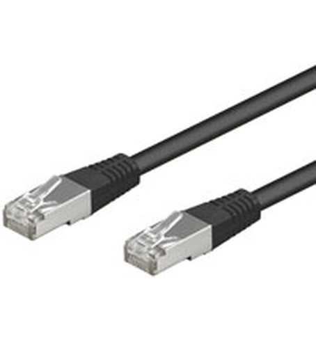 0,25m Patchkabel, schwarz, Goobay 0,25m Patchkabel, schwarz, Goobay