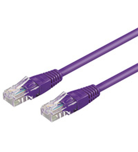 1m Patchkabel, violett, Goobay 1m Patchkabel, violett, Goobay