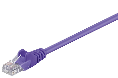 3m Patchkabel Cat5e, U/UTP, violett, Kupferverkleidetes Aluminium (CCA), Goobay 3m Patchkabel Cat5e, U/UTP, violett, Kupferverkleidetes Aluminium (CCA), Goobay