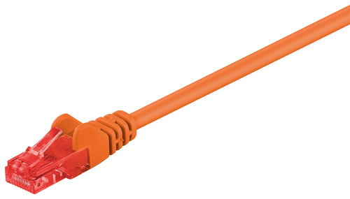 3m Patchkabel Cat6, U/UTP, orange, Kupferverkleidetes Aluminium (CCA), Goobay 3m Patchkabel Cat6, U/UTP, orange, Kupferverkleidetes Aluminium (CCA), Goobay