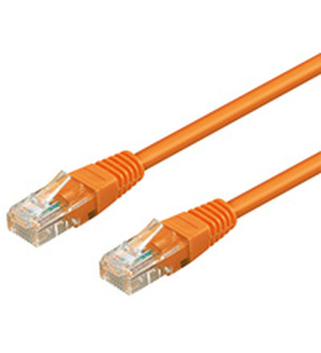 7m Patchkabel Cat6&comma; orange&comma; Goobay