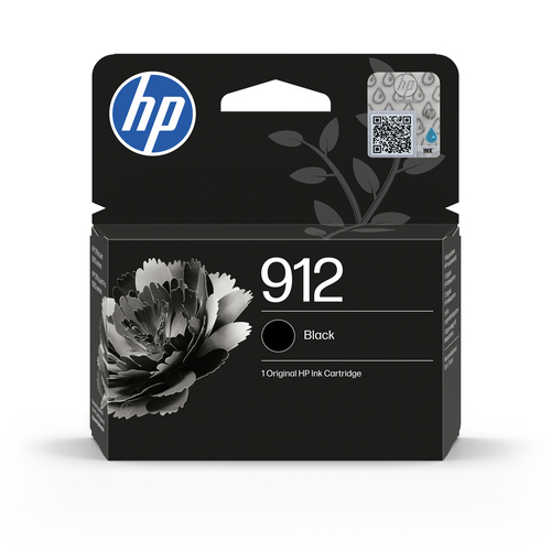 HP 912 Black Original Ink Cartridge, original, schwarz HP 912 Black Original Ink Cartridge, original, schwarz