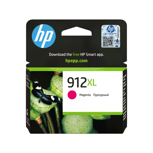 HP 912XL Magenta Original Druckerpatrone mit hoher Reichweite