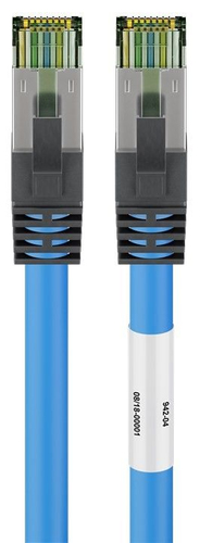 5m Patchkabel Cat8&period;1&comma; S&sol;FTP&comma; blau&comma; Sauerstofffreies Kupfer&comma; Goobay