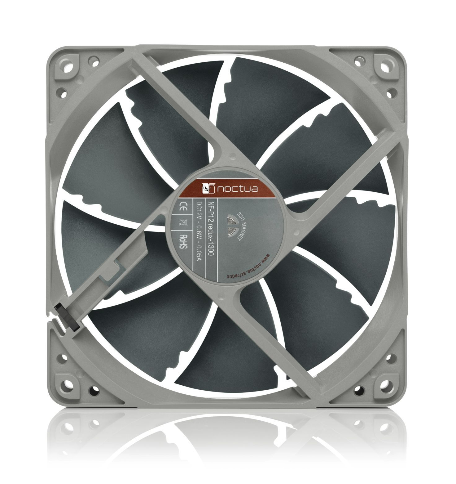 Noctua NF-P12 redux-1300, 120x120x25mm CPU-Lüfter; 1300rpm, 92.3m³/h, 1.68mmH2O, 19.8dB(A) Noctua NF-P12 redux-1300, 120x120x25mm CPU-Lüfter; 1300rpm, 92.3m³/h, 1.68mmH2O, 19.8dB(A)