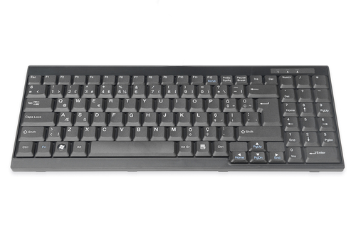 Digitus DS-72000TR schwarz Tastatur, Layout: Türkisch Digitus DS-72000TR schwarz Tastatur, Layout: Türkisch