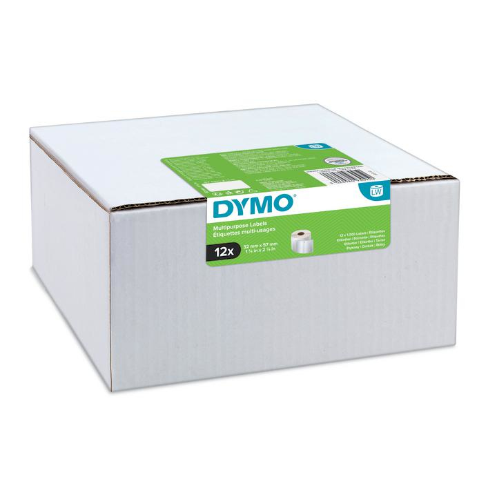 Dymo LabelWriter 99012 Etiketten 89x36mm, weiß, 12 Rollen/ 260 Blatt Dymo LabelWriter 99012 Etiketten 89x36mm, weiß, 12 Rollen/ 260 Blatt