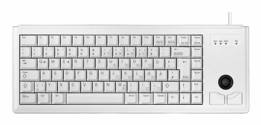 Cherry G84-4400 Compact-Keyboard hellgrau, Cherry ML, USB, Layout US Cherry G84-4400 Compact-Keyboard hellgrau, Cherry ML, USB, Layout US