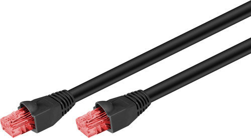 40m Patchkabel Cat6, U/UTP, schwarz, Kupfer, Goobay 40m Patchkabel Cat6, U/UTP, schwarz, Kupfer, Goobay