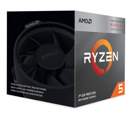 AMD Ryzen 5 3400G&comma; box&comma; 4C&sol;8T&comma; Sockel AM4&comma; CPU