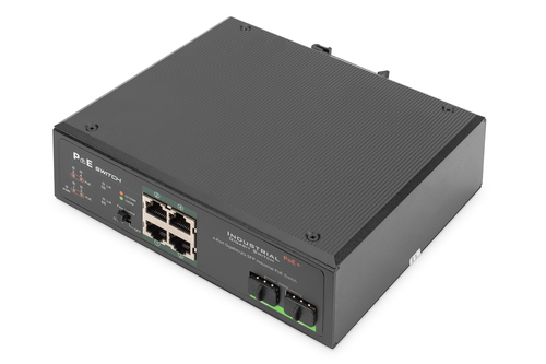 Digitus DN-651109 Unmanaged Switch, 4x RJ-45, PoE Digitus DN-651109 Unmanaged Switch, 4x RJ-45, PoE