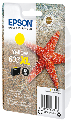 Epson C13T03A44010&comma; original&comma; gelb