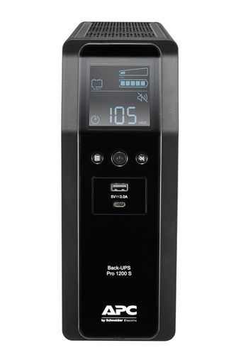 APC BACK UPS PRO BR 1200VA Tower 1,2 kVA, Line-Interaktiv, 720 W APC BACK UPS PRO BR 1200VA Tower 1,2 kVA, Line-Interaktiv, 720 W