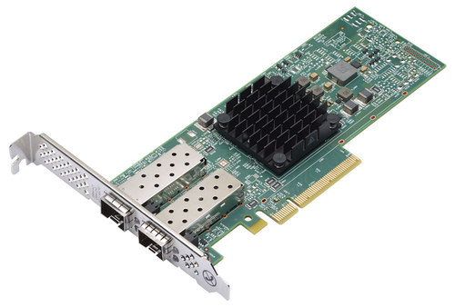 Lenovo Broadcom 57414 10&sol;25GbE SFP28 2-port PCIe&comma; 10GBase-T&comma; Ethernet&comma; gr&uuml;n&comma; metallisch