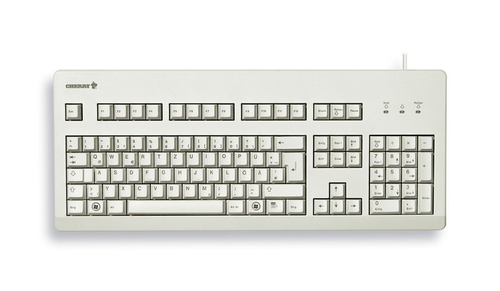 CHERRY G80-3000 grau Tastatur&comma; Layout&colon; US Englisch&comma; Cherry MX Black