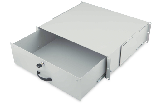 Digitus Abschließbare Schublade für 482,6 mm (19) Netzwerk- und Serverschränke, 3HE Digitus Abschließbare Schublade für 482,6 mm (19) Netzwerk- und Serverschränke, 3HE