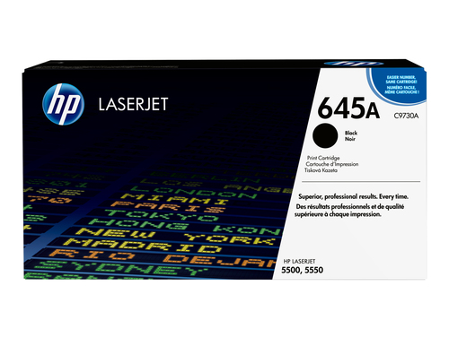 HP 645A Black Original LaserJet Toner Cartridge, original, schwarz, Toner HP 645A Black Original LaserJet Toner Cartridge, original, schwarz, Toner