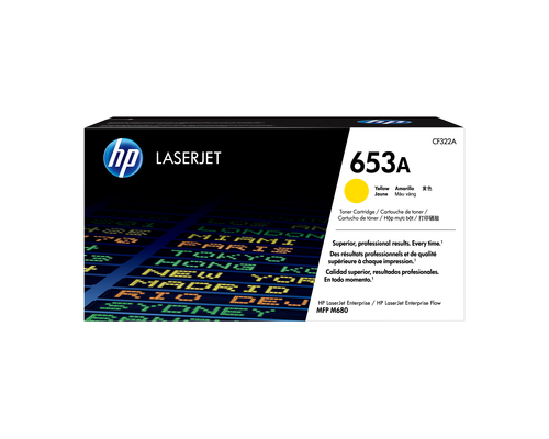 HP 653A Yellow Original LaserJet Toner Cartridge, original, gelb, Toner HP 653A Yellow Original LaserJet Toner Cartridge, original, gelb, Toner