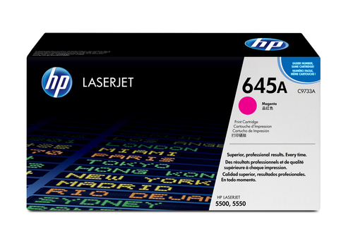HP 645A Magenta Original LaserJet Toner Cartridge&comma; original&comma; magenta&comma; Toner