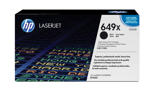 HP 649X High Yield Black Original LaserJet Toner Cartridge, original, schwarz, Toner HP 649X High Yield Black Original LaserJet Toner Cartridge, original, schwarz, Toner