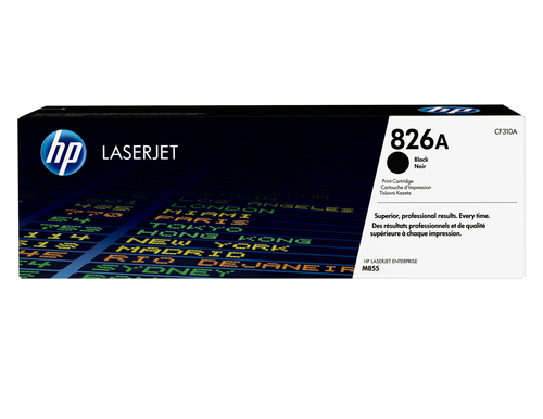 HP 826A Black Original LaserJet Toner Cartridge, original, schwarz, Toner HP 826A Black Original LaserJet Toner Cartridge, original, schwarz, Toner